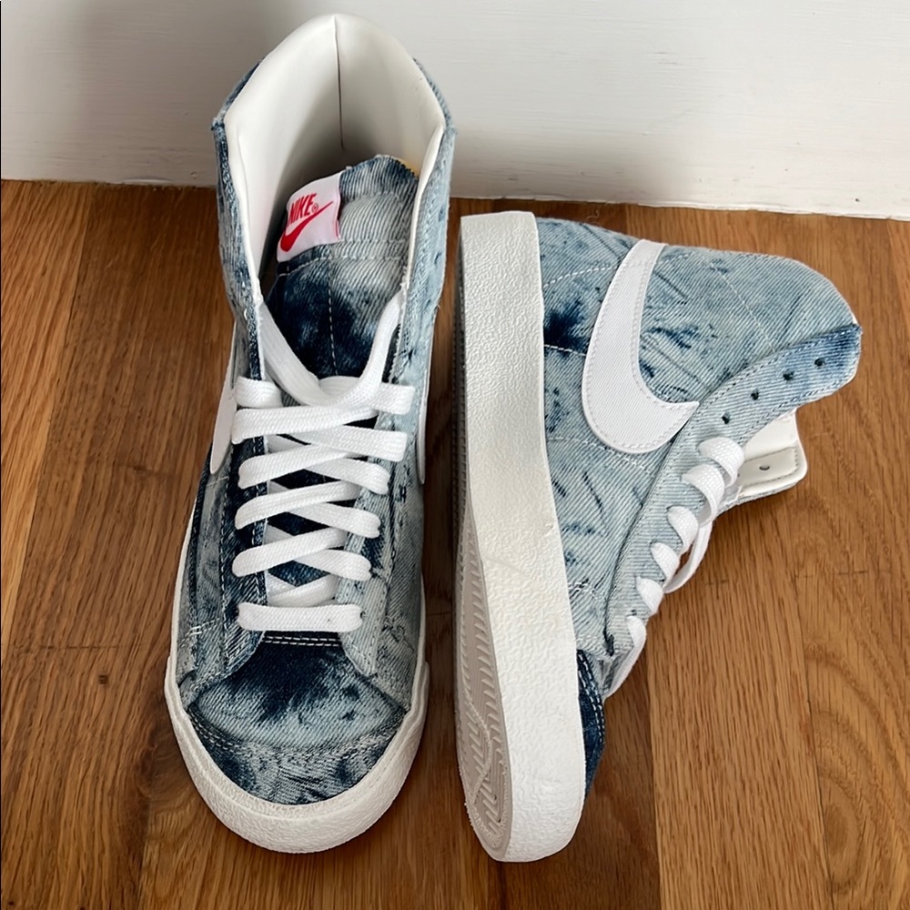 Nike Blue Denim Sneakers